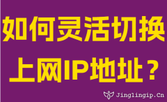 如何靈(ling)活切換上網IP地阯(zhi)?